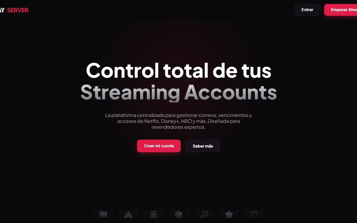 Plataforma de gestión de correos Streming